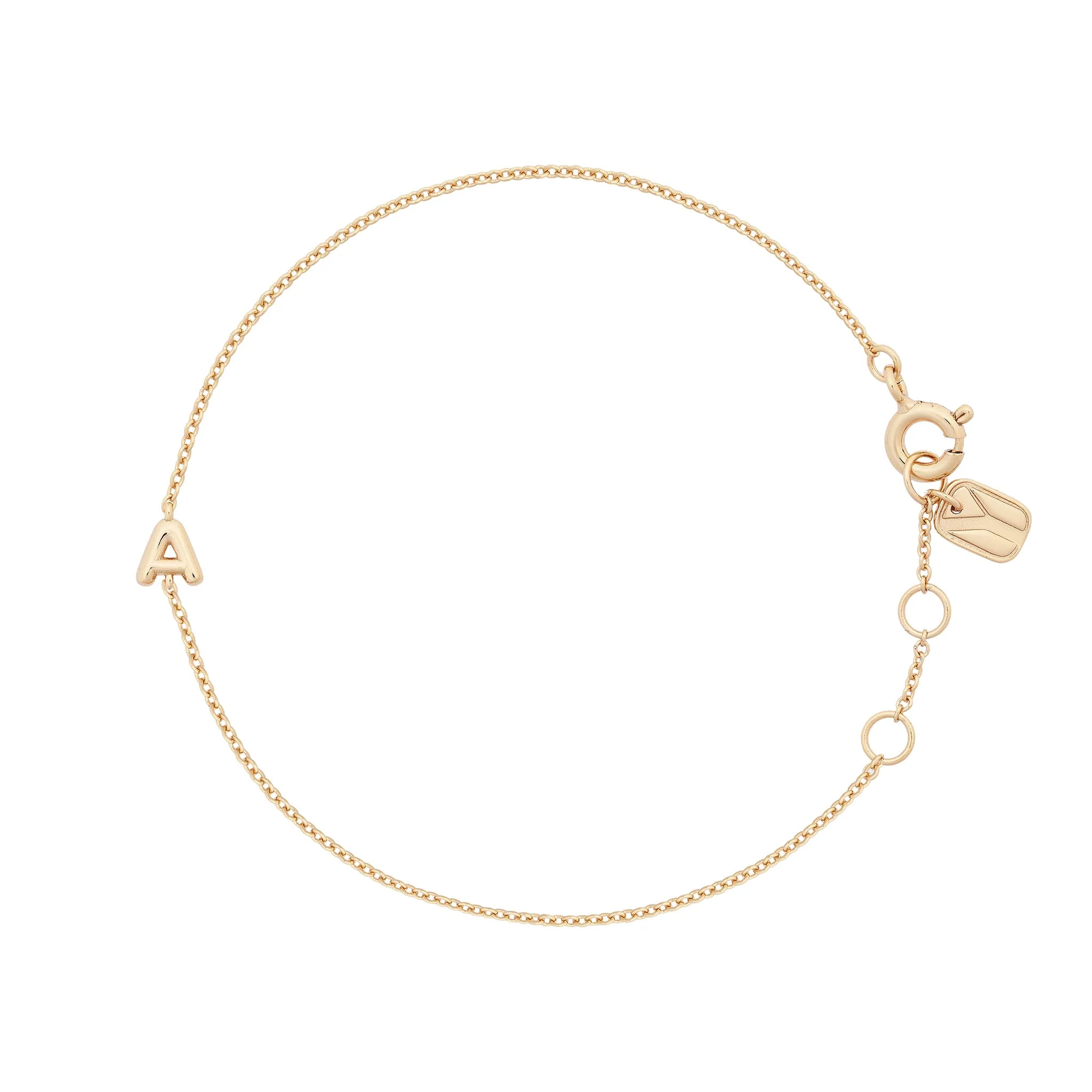 Bubble Initial Bracelet - Image 7