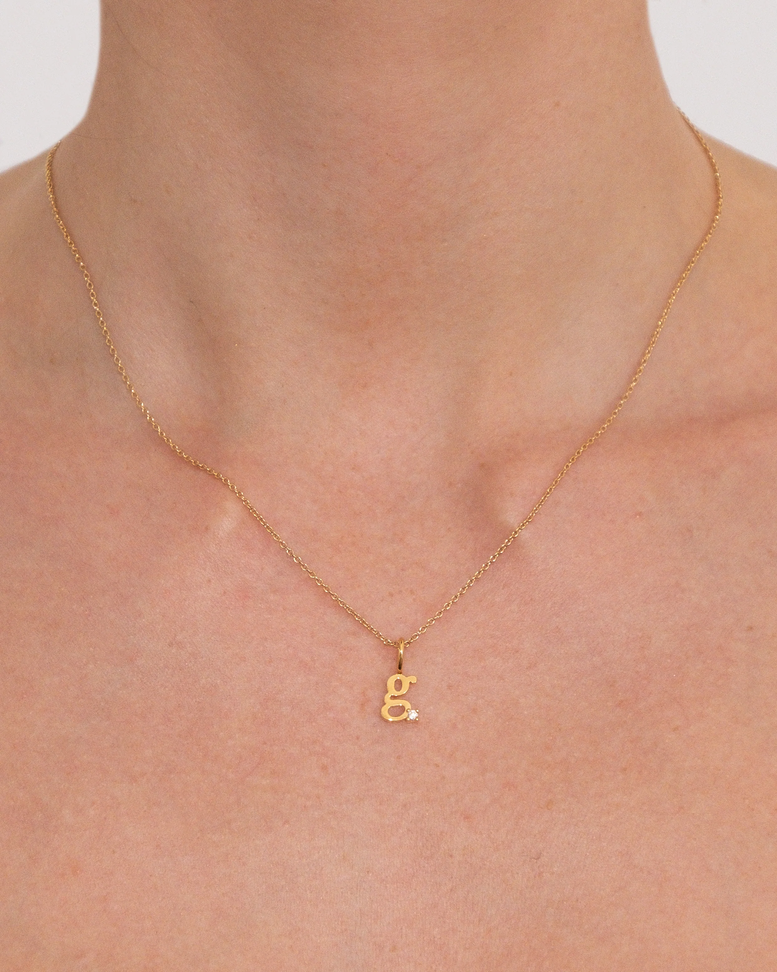 Letter Pendant | Recycled 14k Gold Vermeil - Image 13