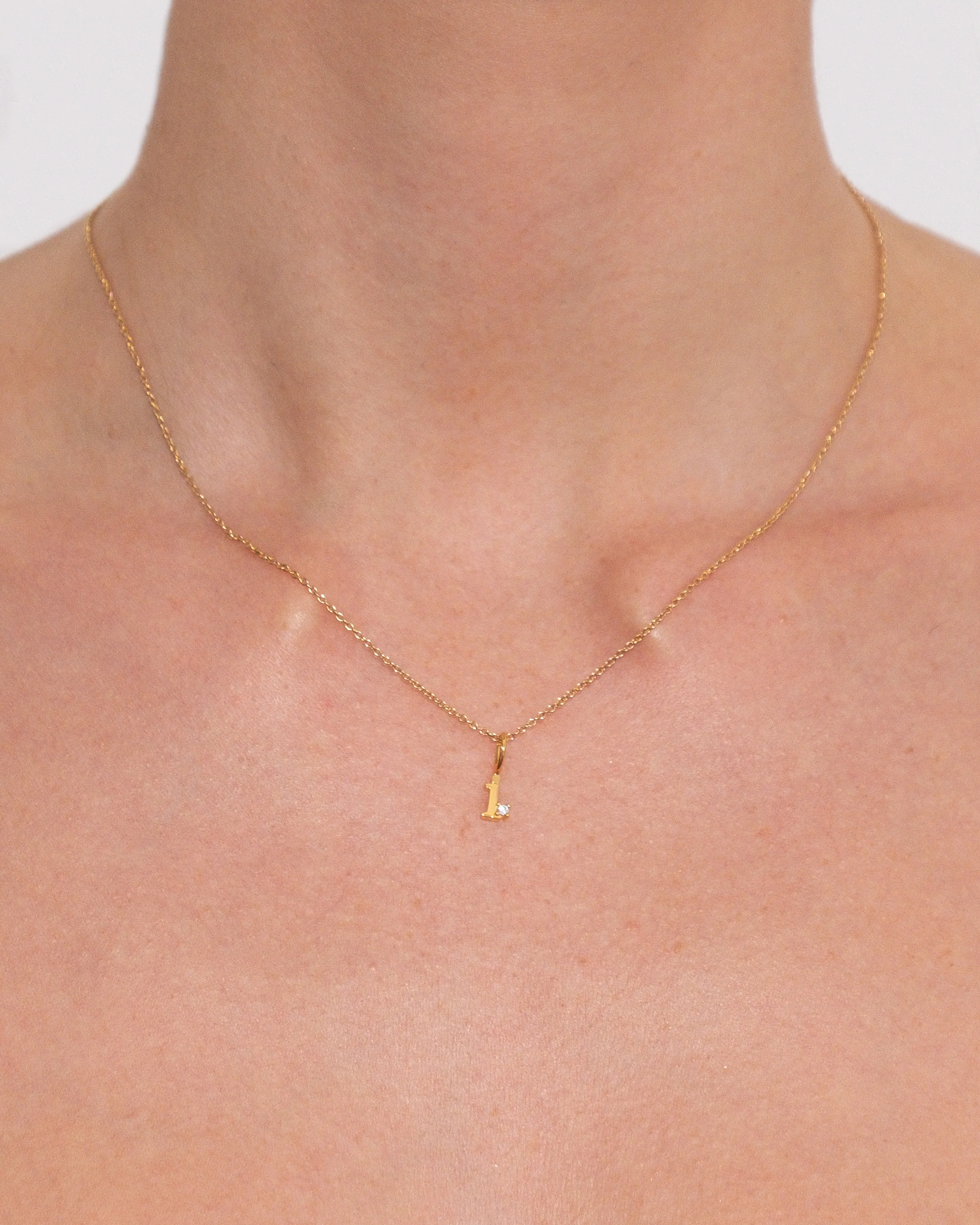 Letter Pendant | Recycled 14k Gold Vermeil - Image 15