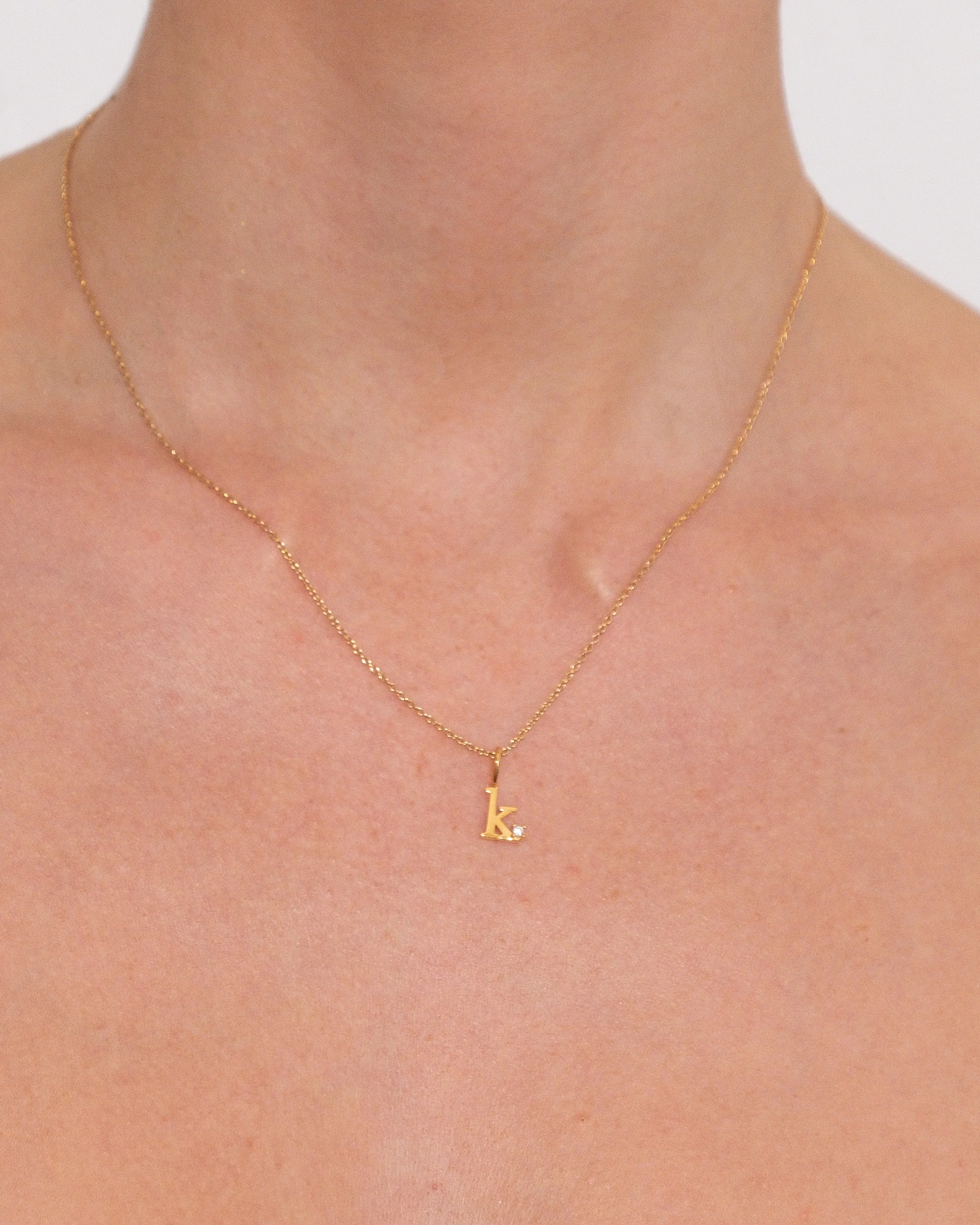 Letter Pendant | Recycled 14k Gold Vermeil - Image 17