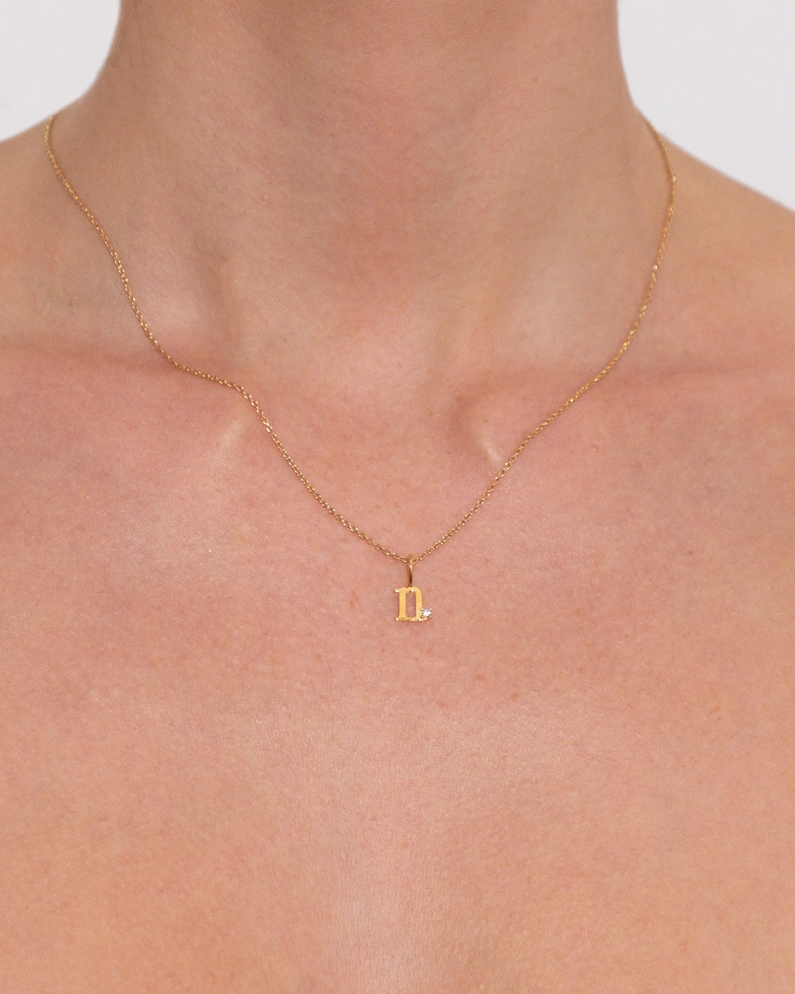Letter Pendant | Recycled 14k Gold Vermeil - Image 20