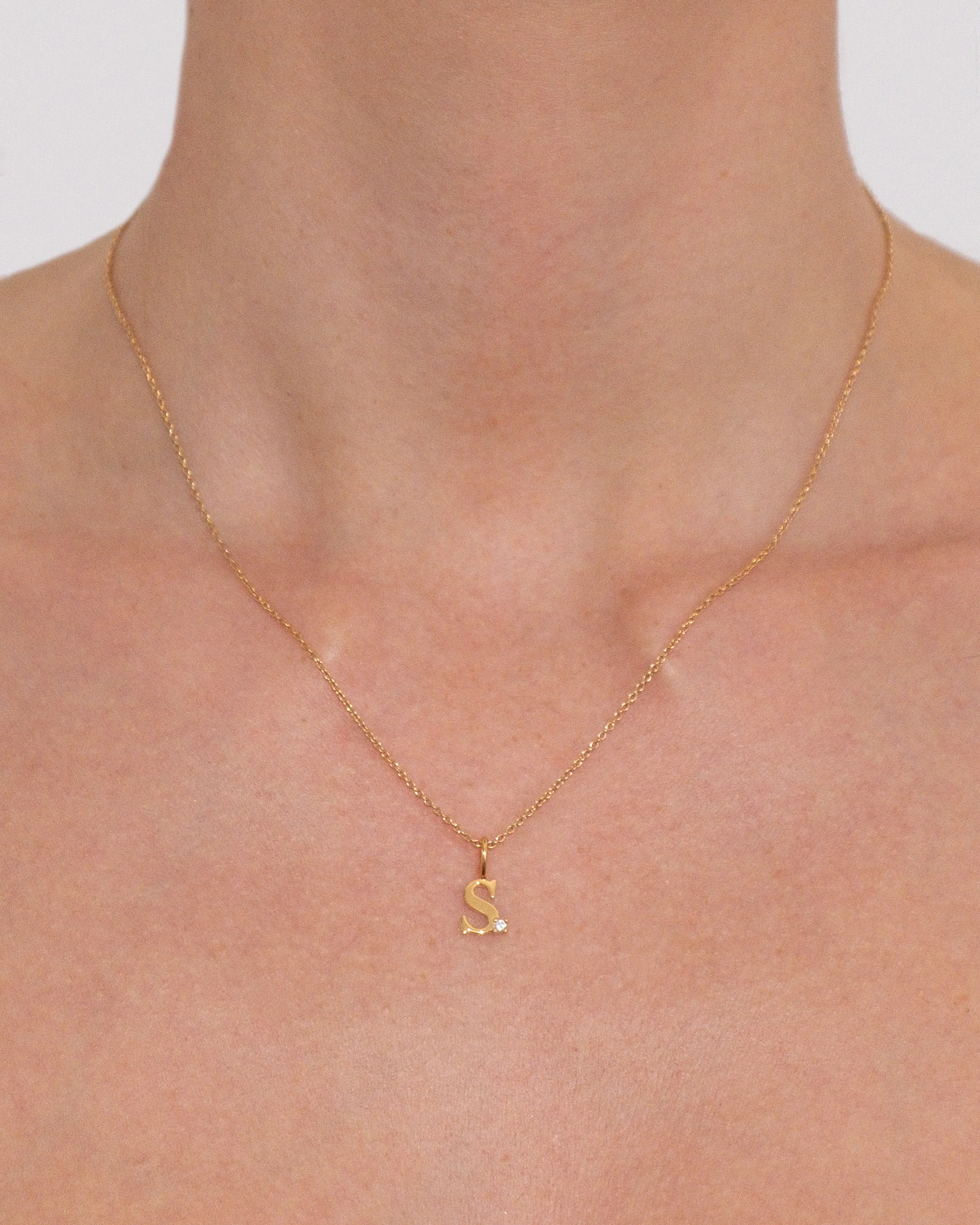 Letter Pendant | Recycled 14k Gold Vermeil - Image 25