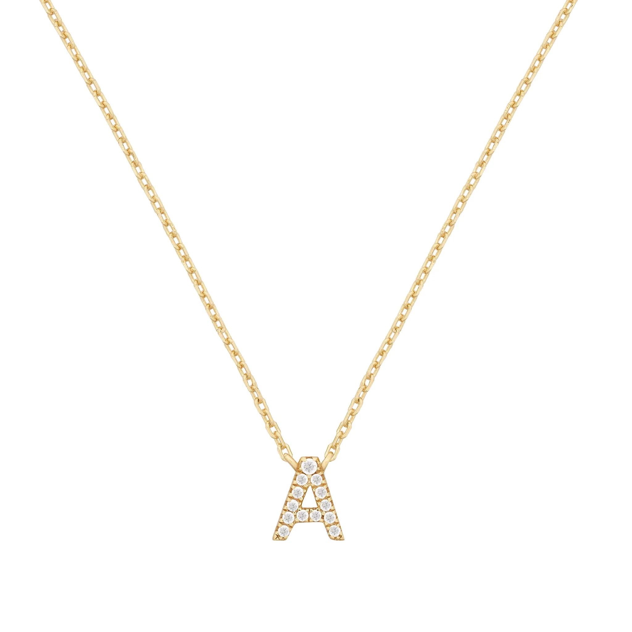 Pavé Initial Necklace - Image 14