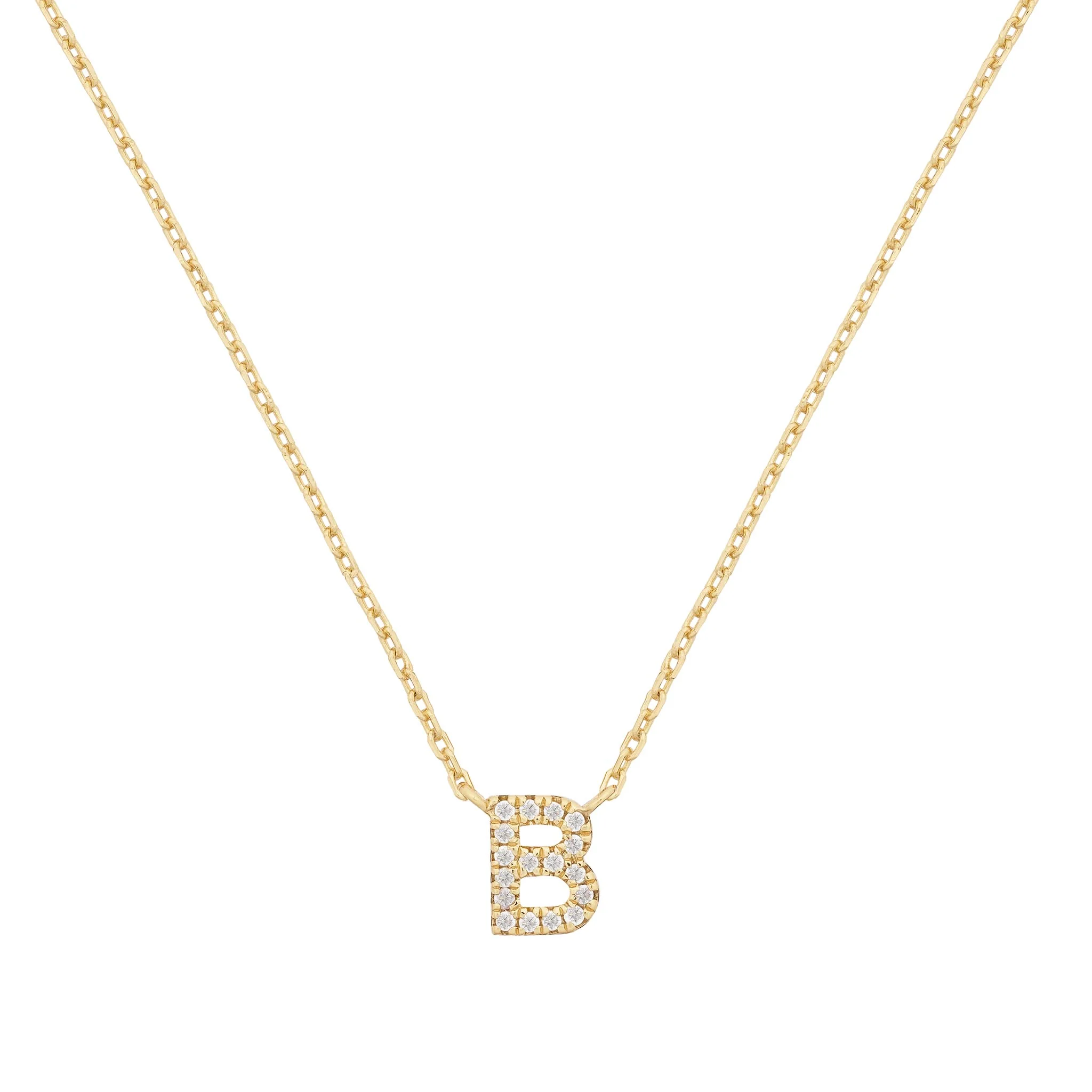 Pavé Initial Necklace - Image 15