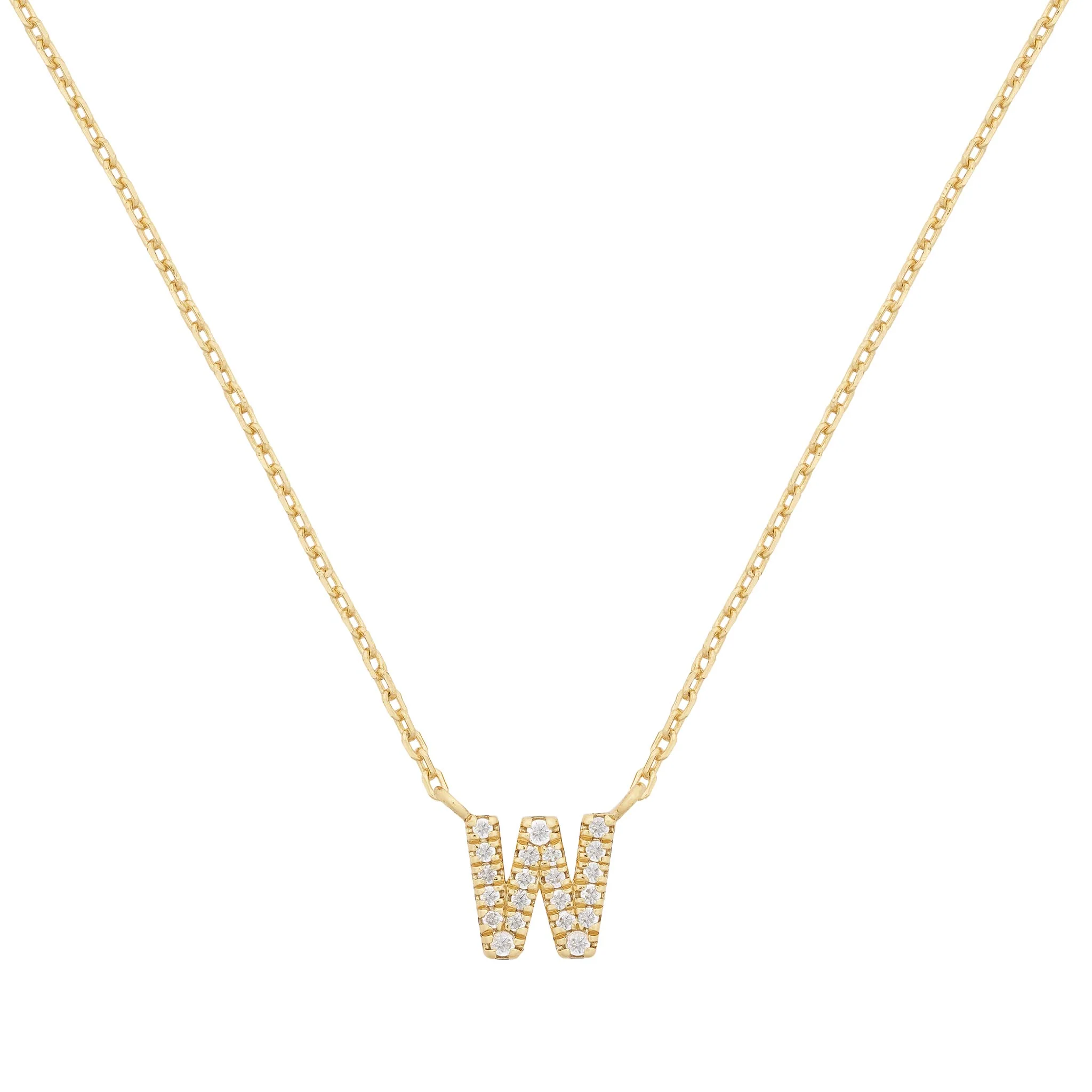 Pavé Initial Necklace - Image 36