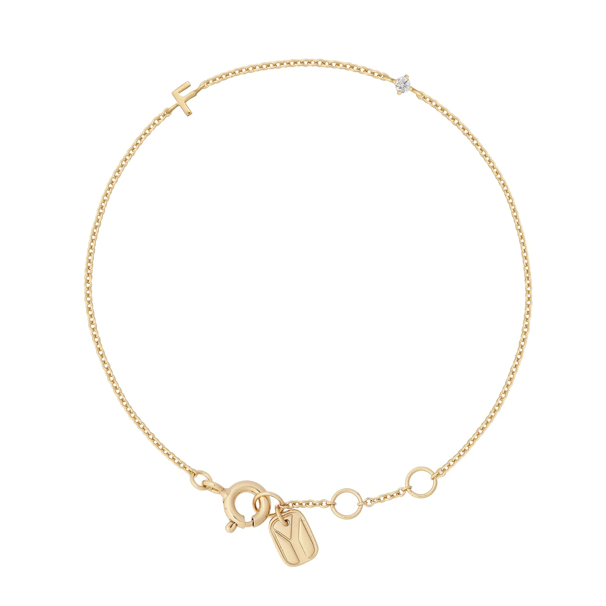 Petite Initial Bracelet - Image 16
