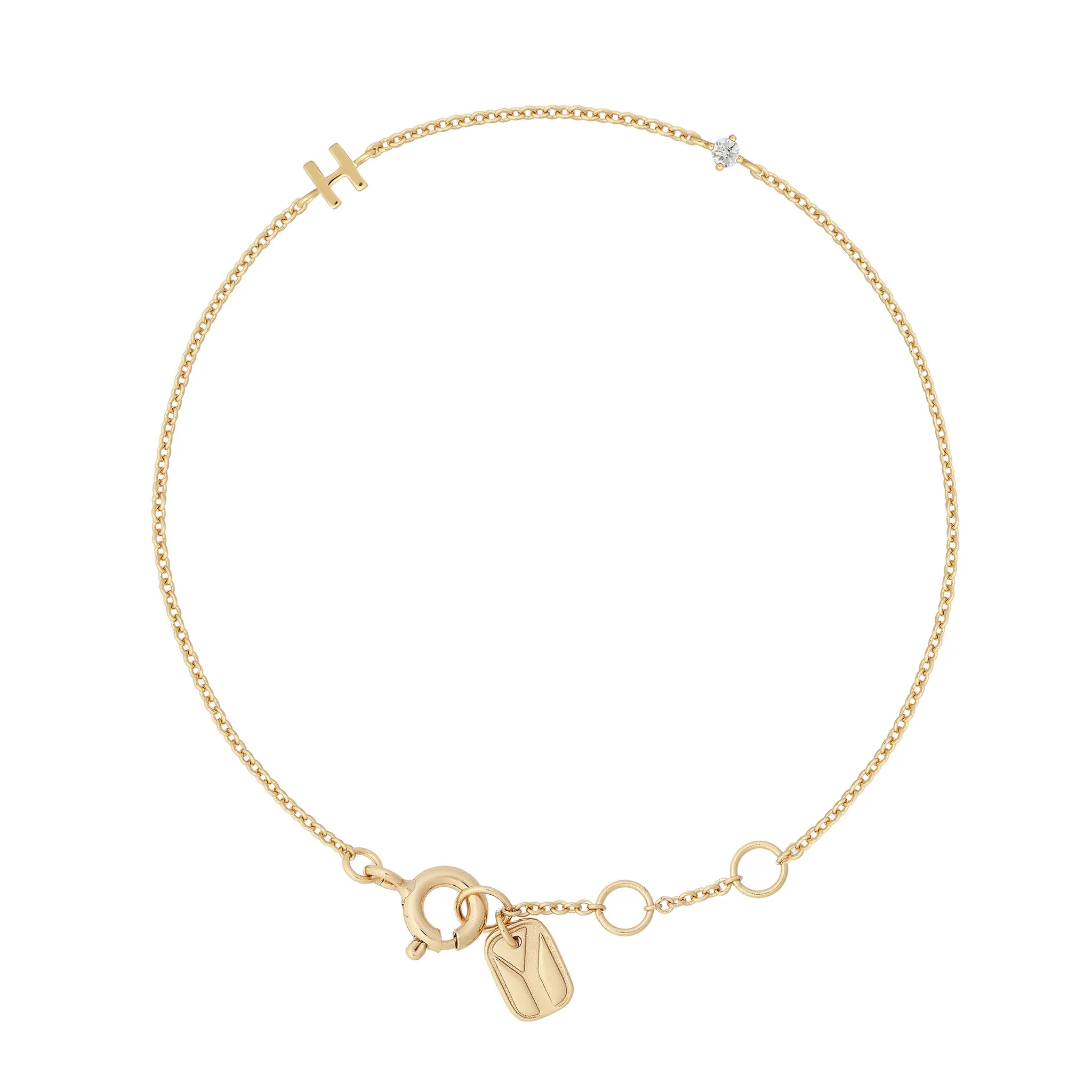 Petite Initial Bracelet - Image 21