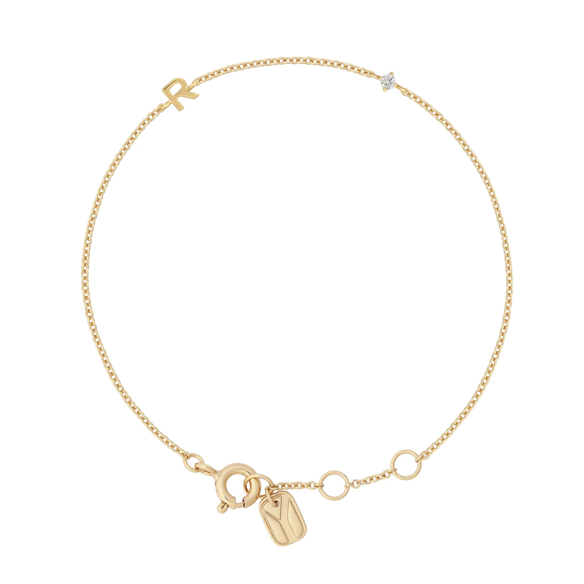 Petite Initial Bracelet - Image 29