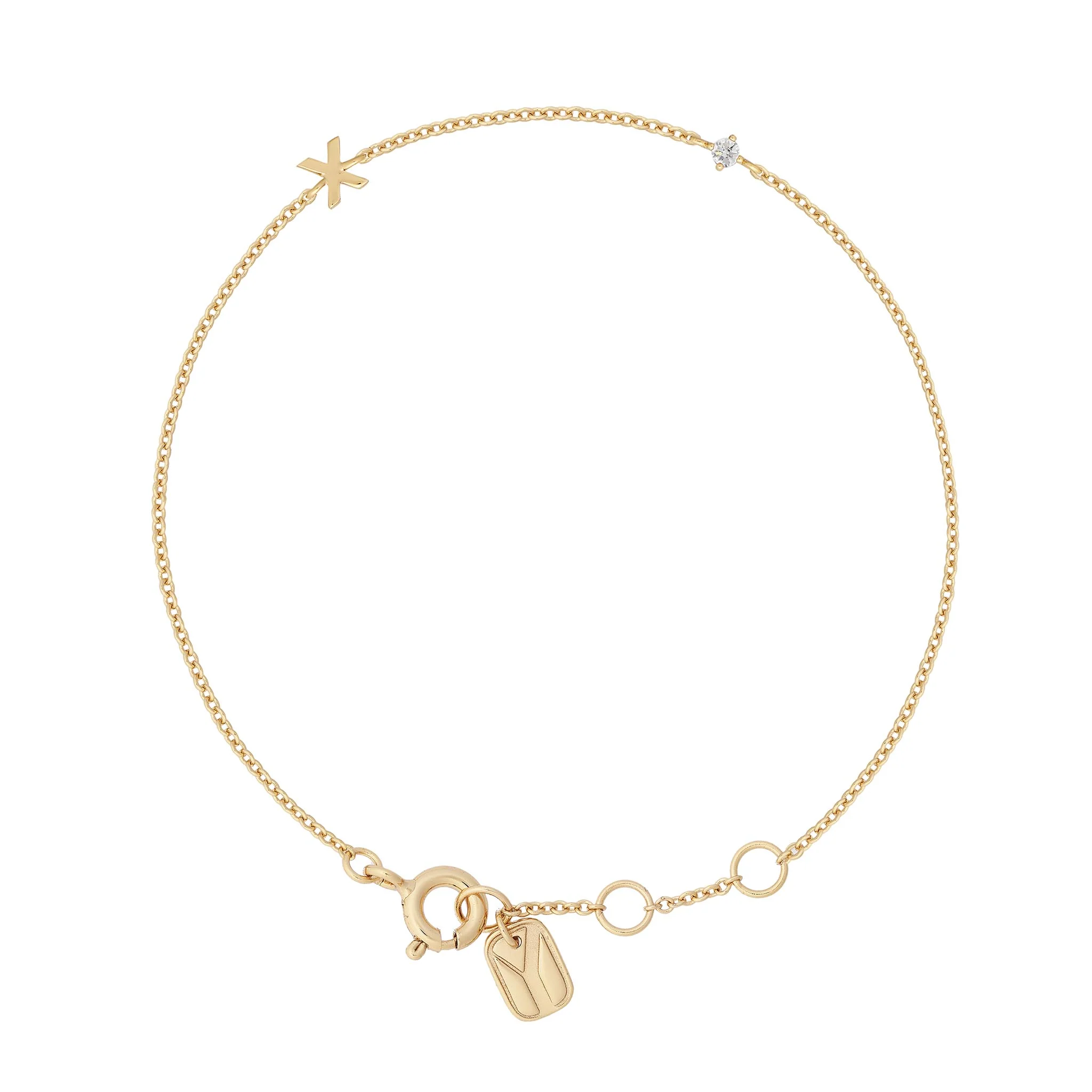 Petite Initial Bracelet - Image 35