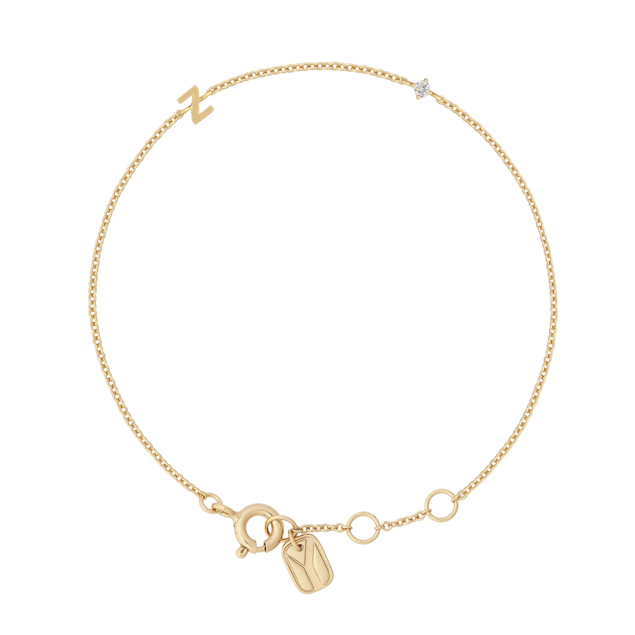 Petite Initial Bracelet - Image 36