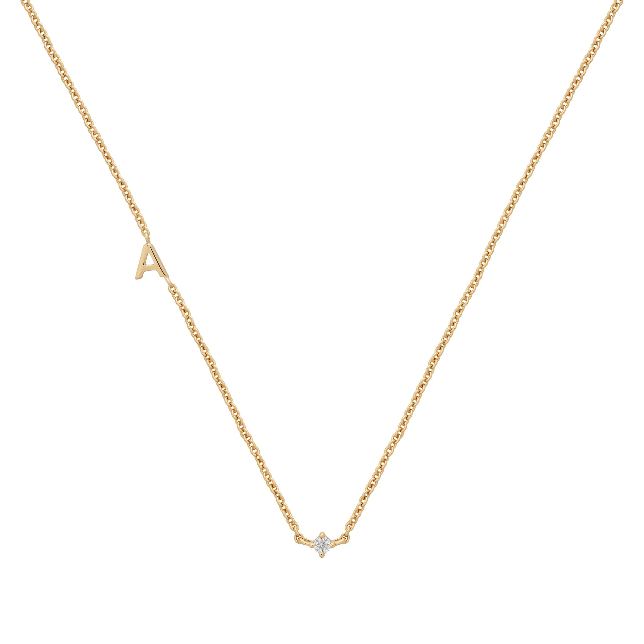 Petite Initial Necklace - Image 11