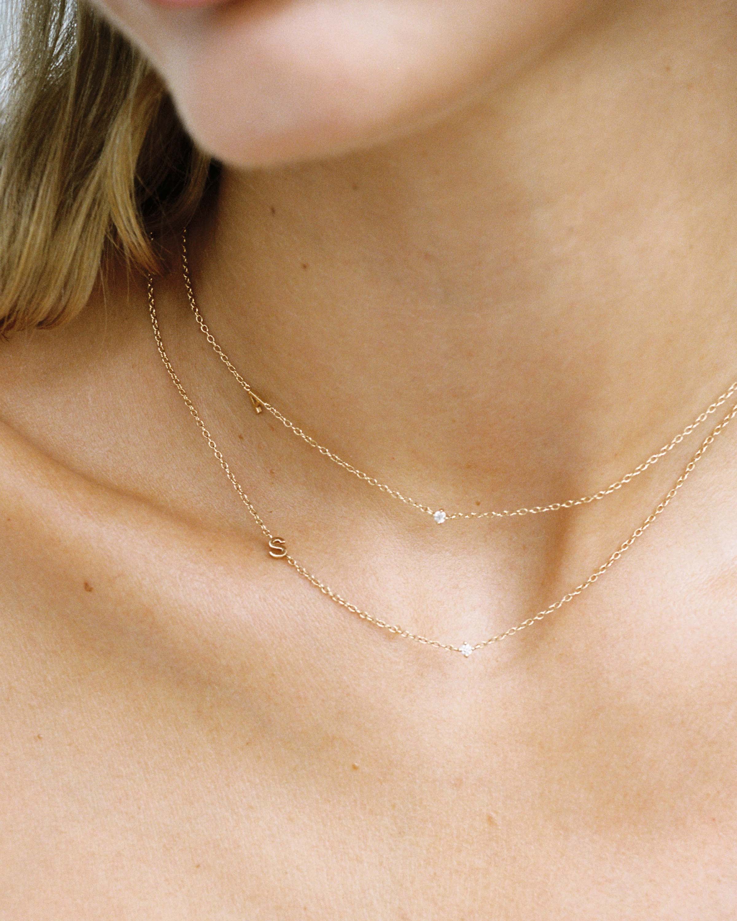Petite Initial Necklace - Image 8