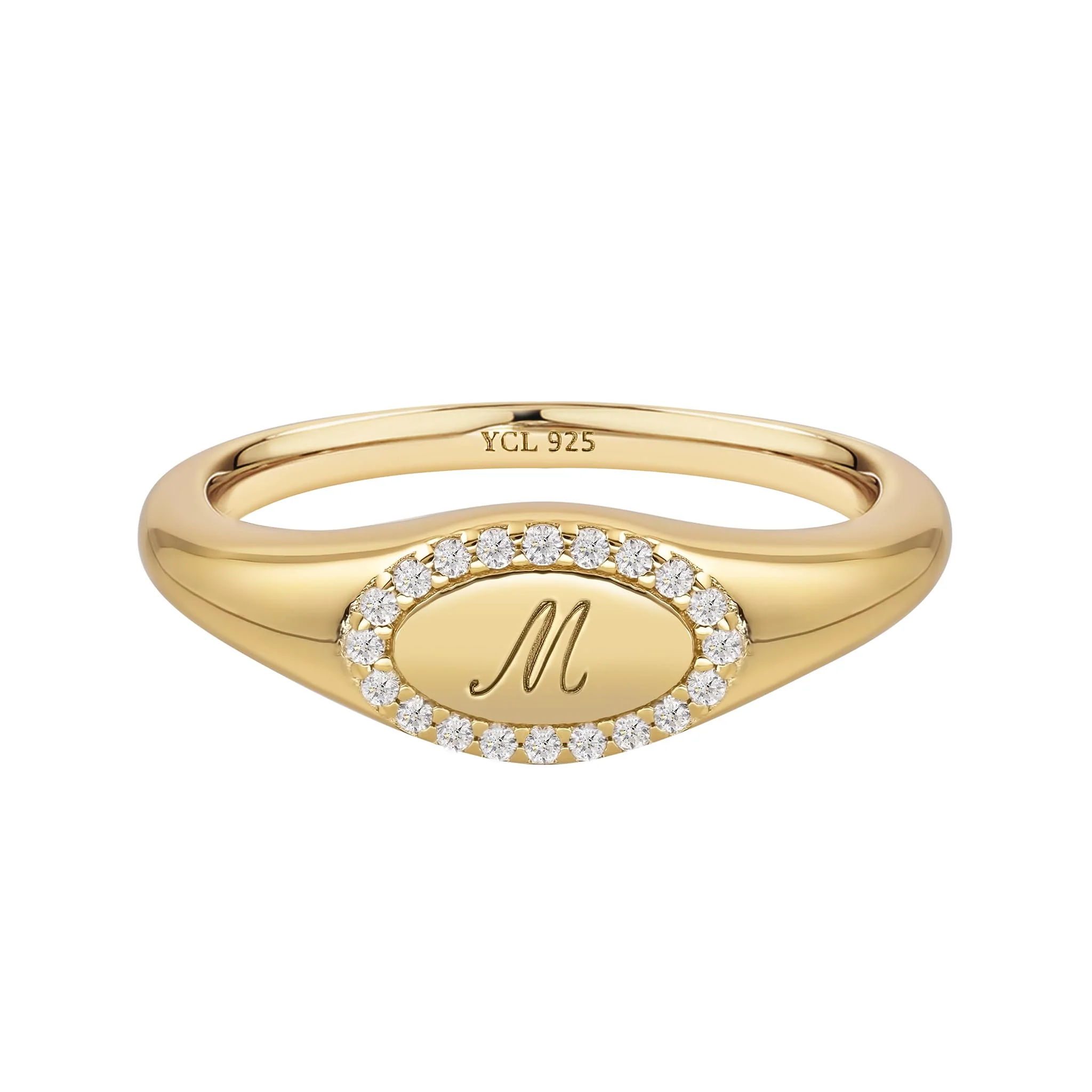 Pinky Initial Signet Ring - Image 28