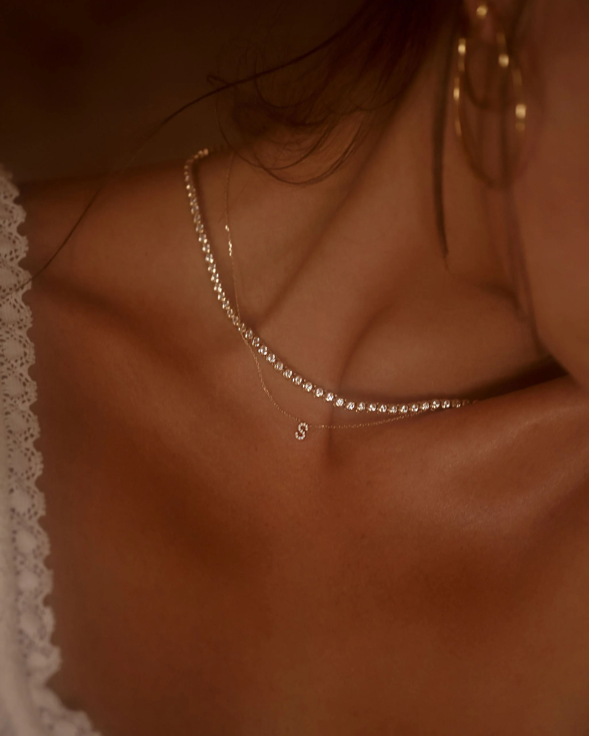 Vintage Tennis Necklace - Image 6